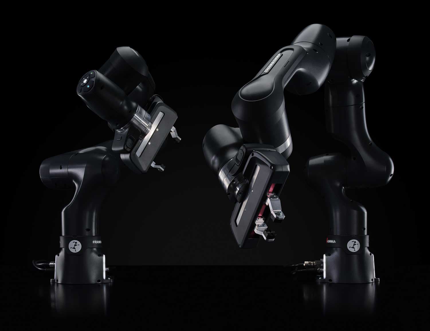 Franka Emika robotic arm for warehouse automation